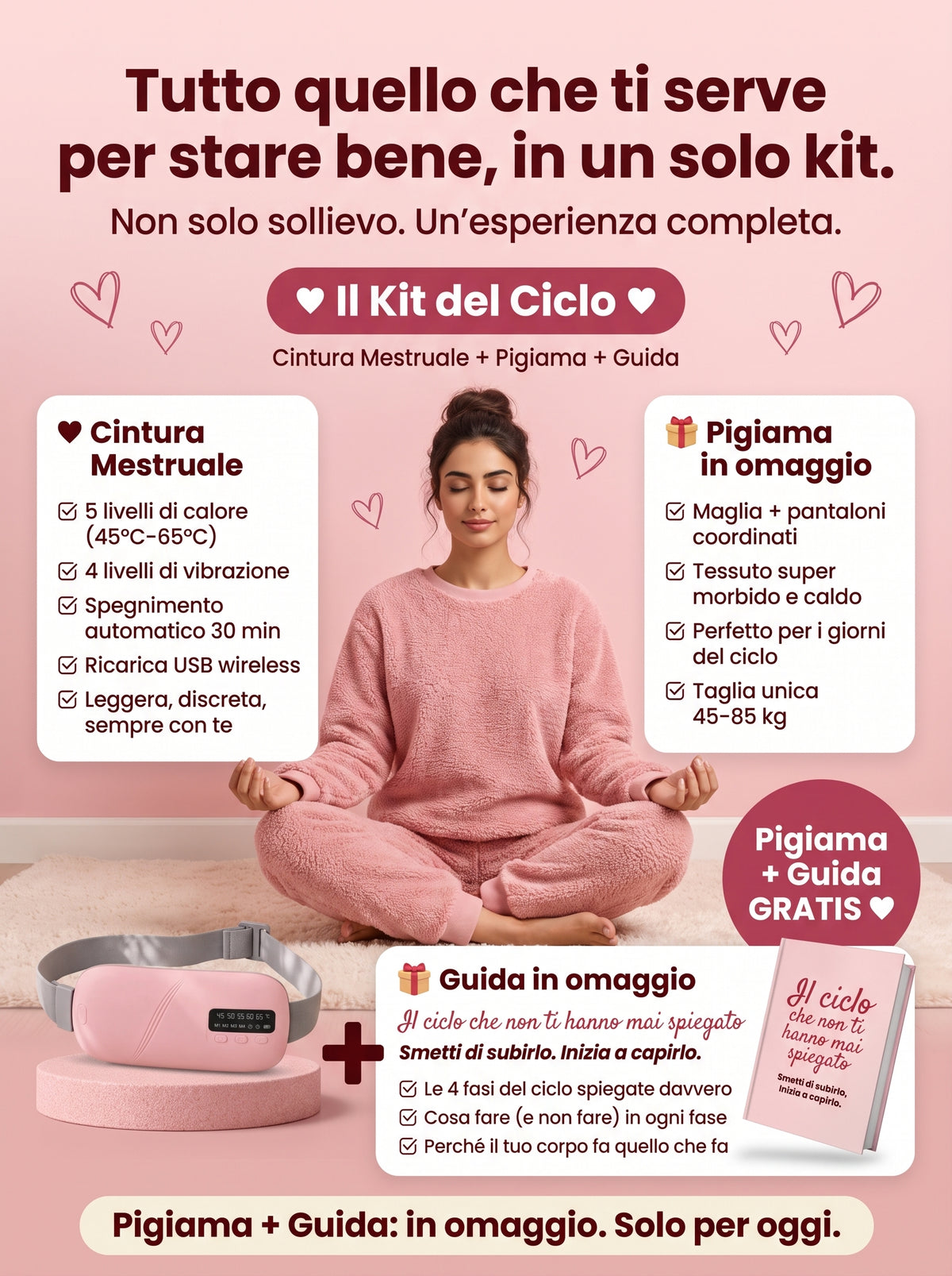 Cintura mestruale PREMORA™️ contro i dolori mestruali.